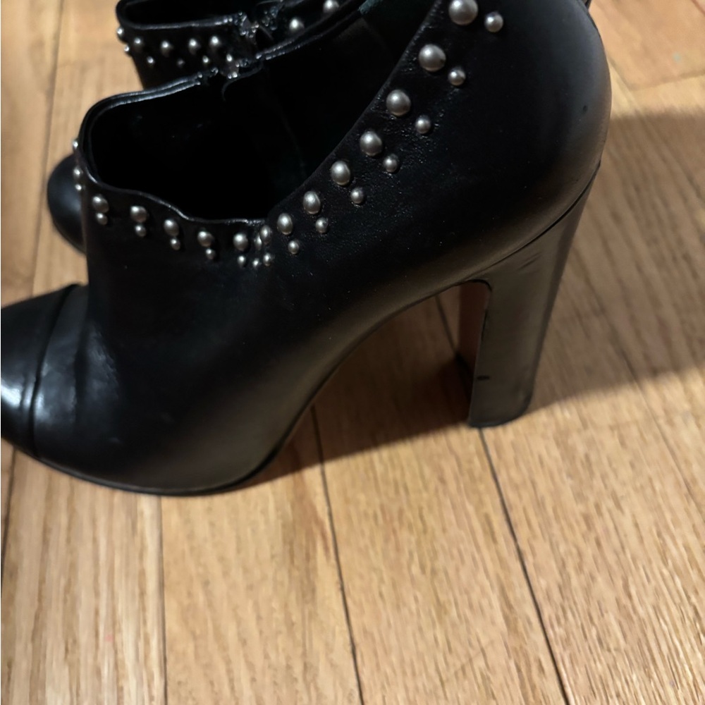 Prada Black Studded Women's Heels - Picture 9 of 12